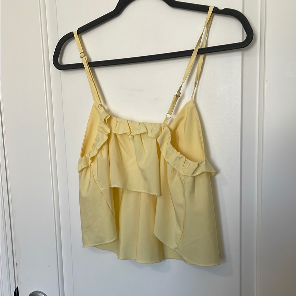 Yellow Ruffle Cami Top - Picture 3 of 3